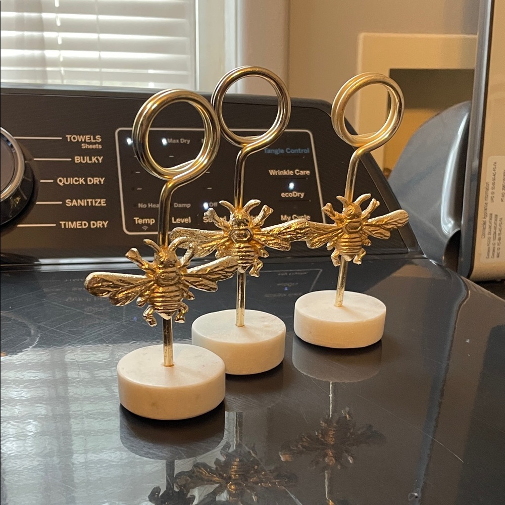 Hobby Lobby Gold Bee Place Card Holders